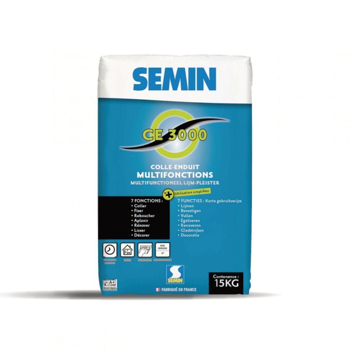 Massa de Alisamento SEMIN CE 3000 15kg