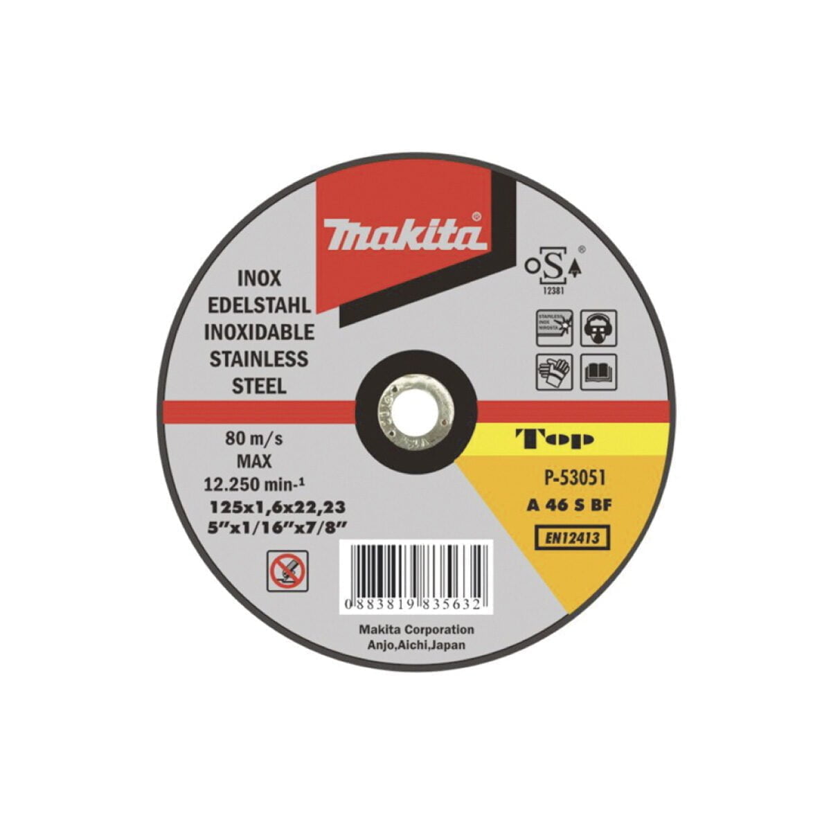 Disco de Corte Inox MAKITA 115mm