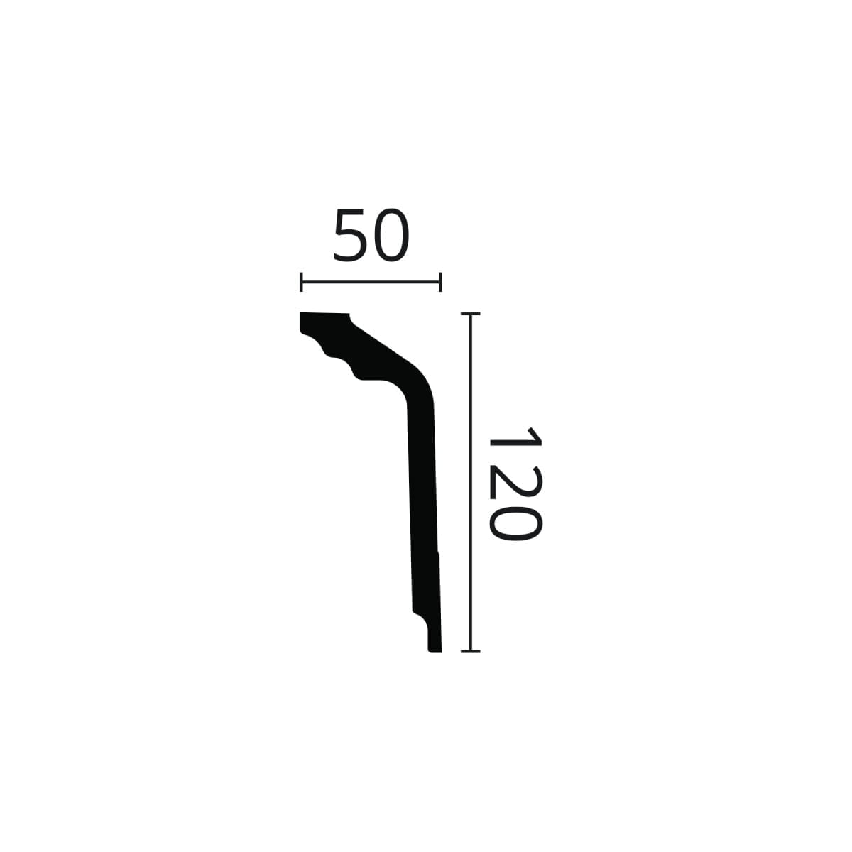 Sanca NOMASTYL GT 120x50x2000mm - Image 3