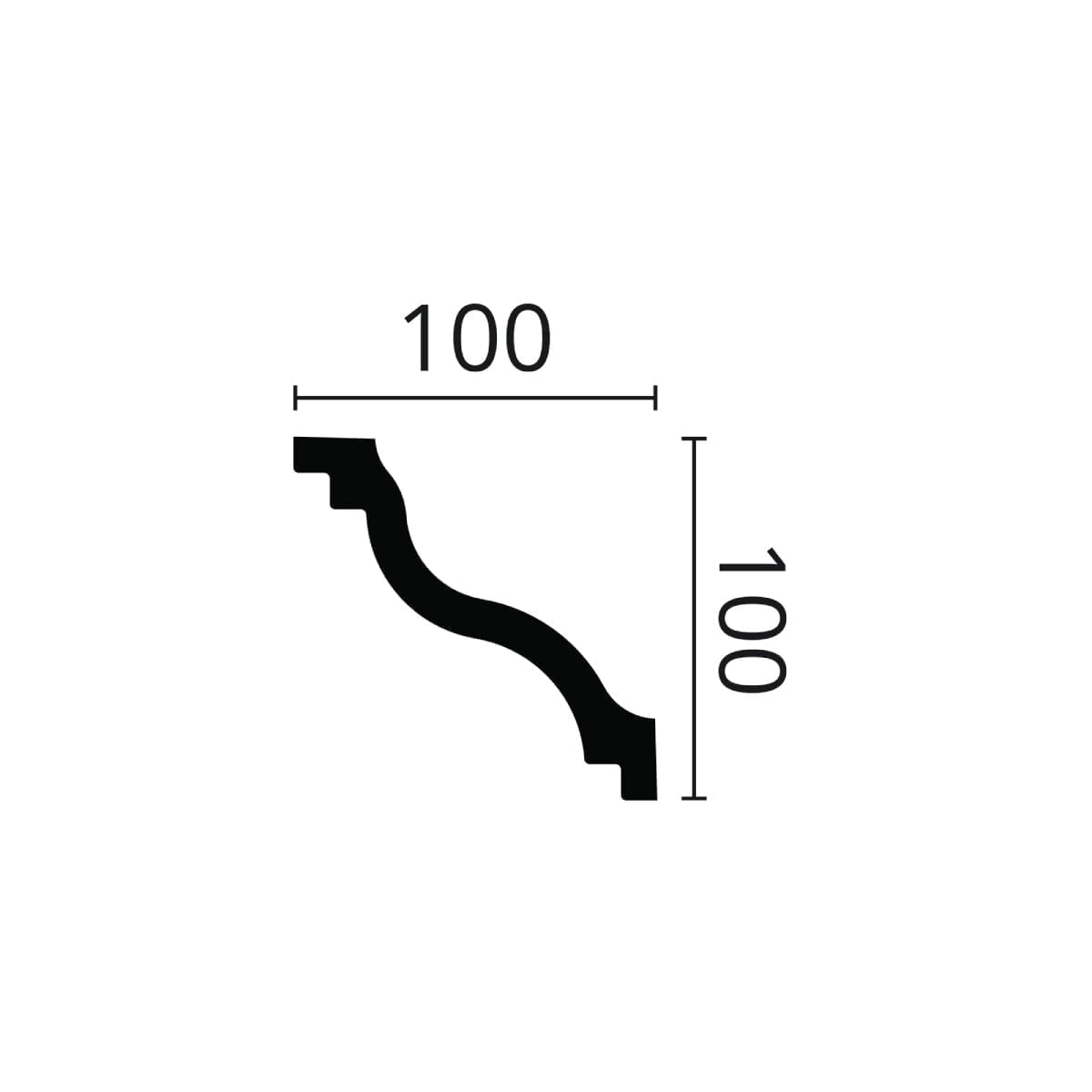 Sanca NOMASTYL SL 100x100x2000mm - Image 2
