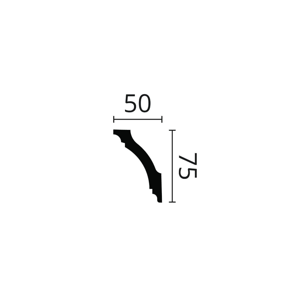 Sanca NOMASTYL GK 75x50x2000mm - Image 2