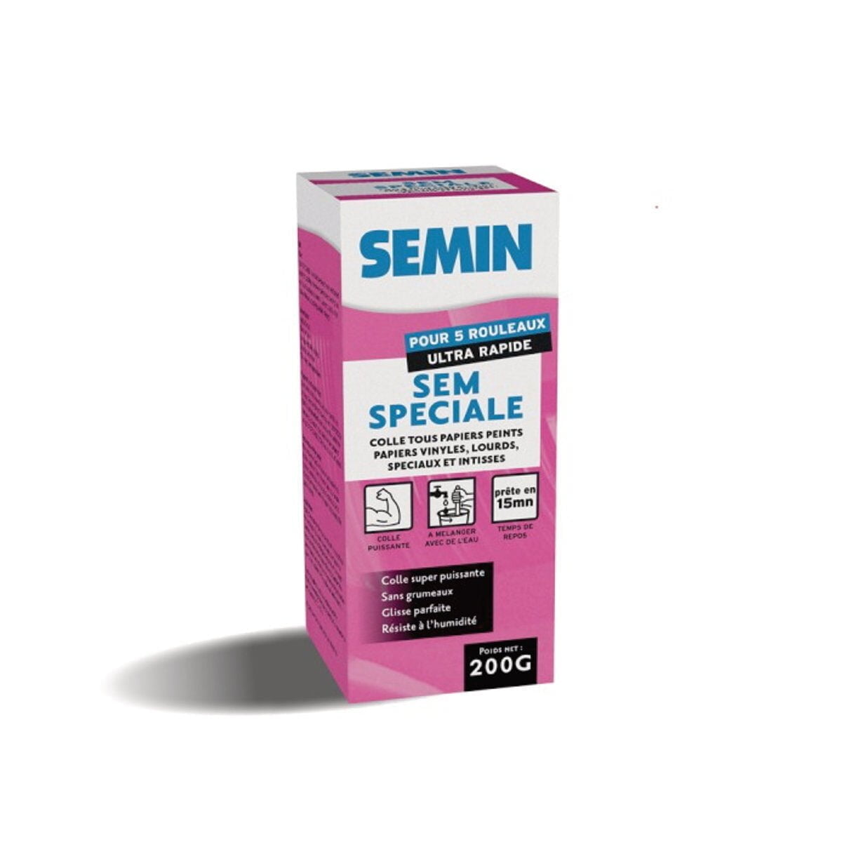 Cola de Papel de Parede SEM-SPECIALE SEMIN 200gr