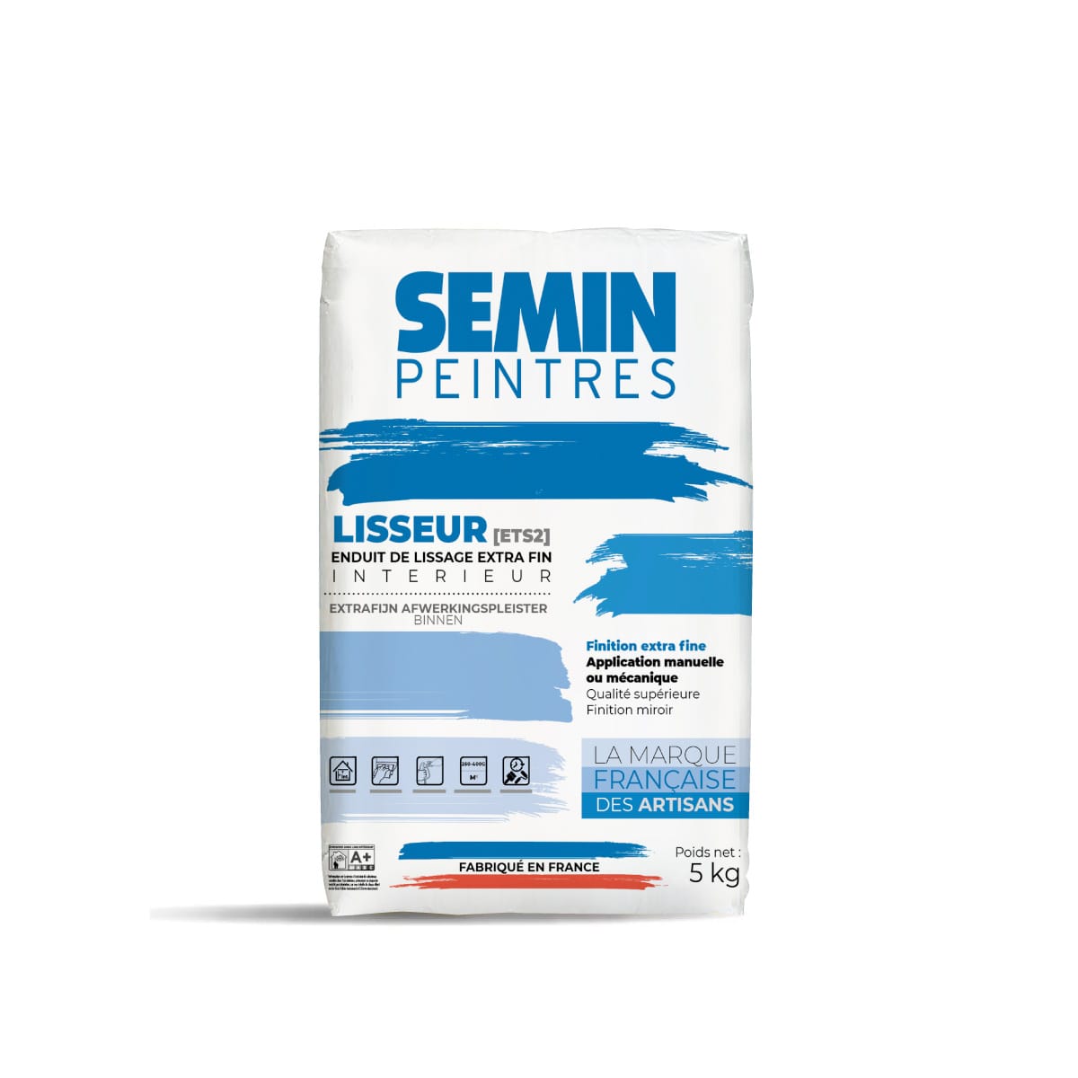 Massa de Acabamento para Interiores ETS2 SEMIN 5kg