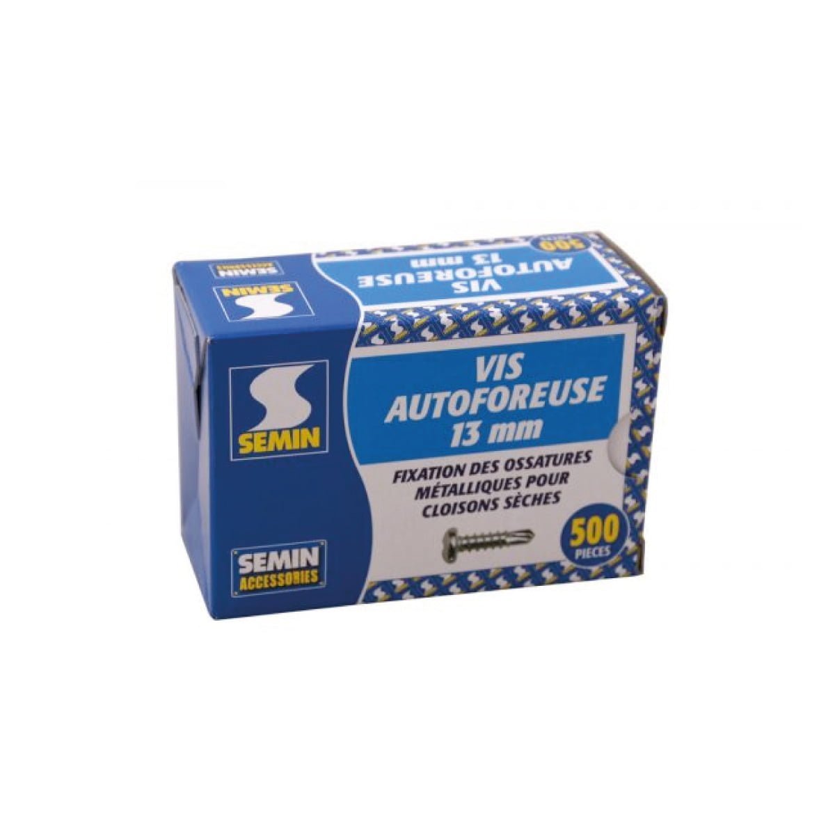 Parafuso autoperfurante SEMIN 3.5x13mm Cx.500 Uni.