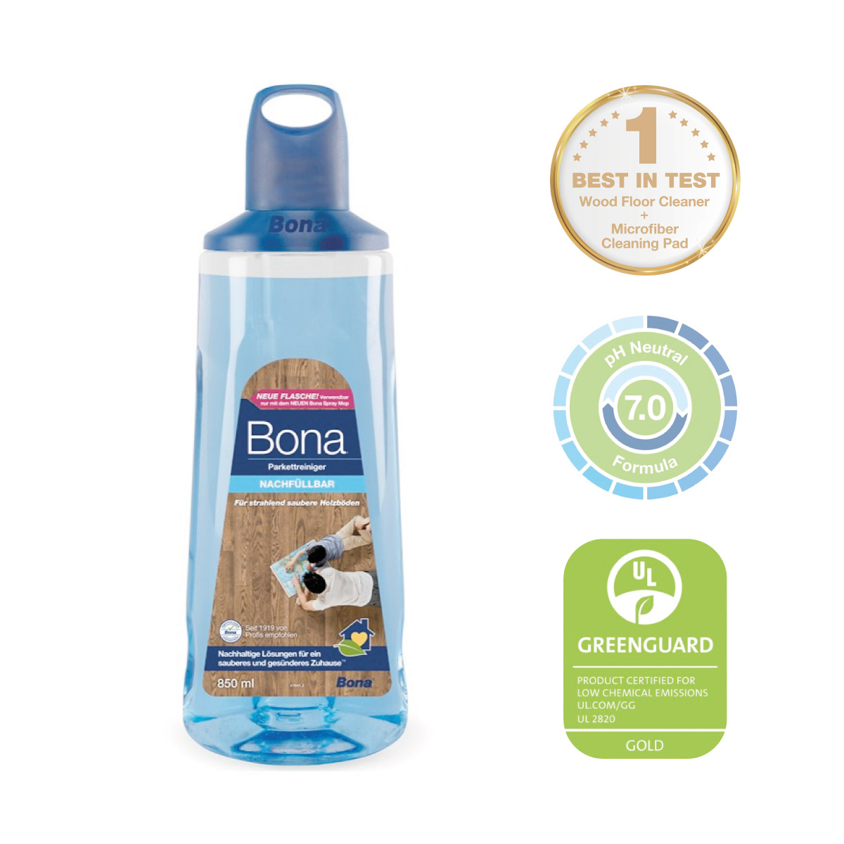 Recarga Mopa SPRAY MOP Madeiras 850ml BONA