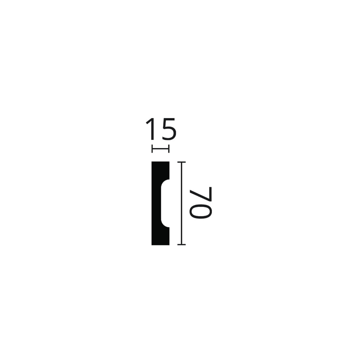 WALLSTYL WD2 70x15x2000mm - Image 2