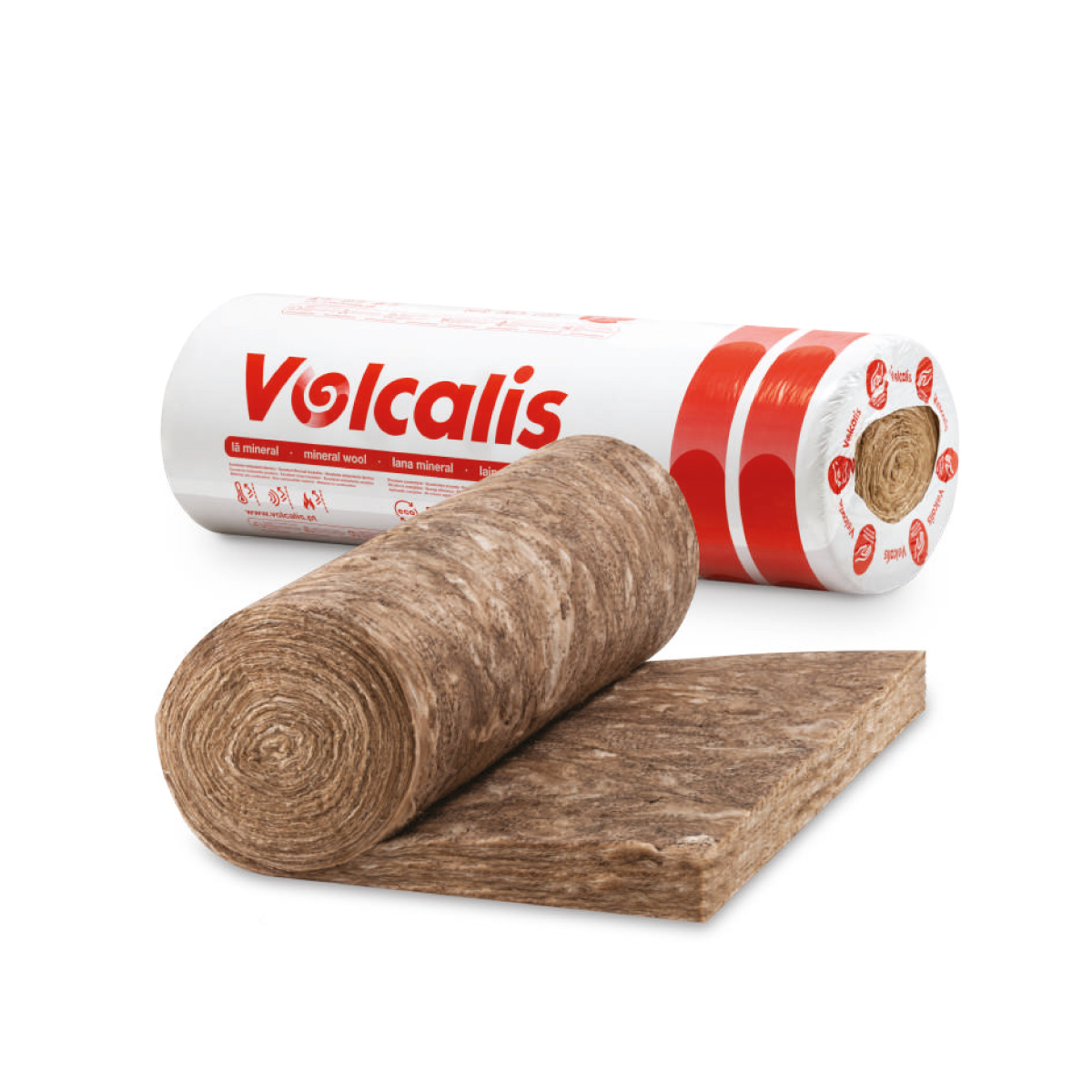 Isolamento Lã Mineral EASY VOLCALIS 100mm (9,60m²)