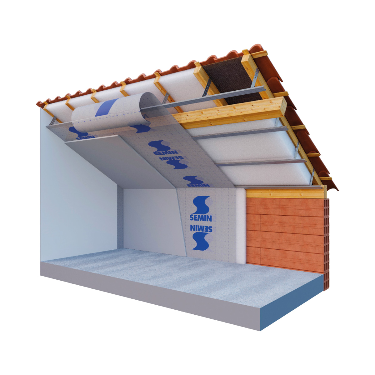Tela Impermeável Transpirante PARE VAPEUR SD FIX SEMIN 1,5x20m 30m² - Image 2