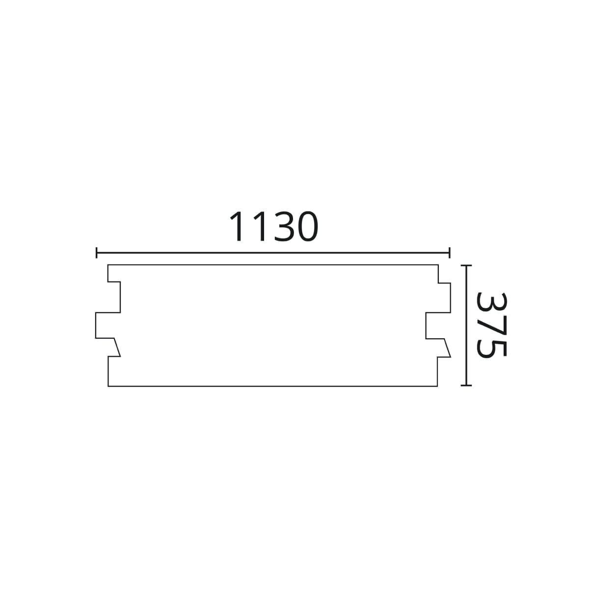 Painel ARSTYL STONE 375x1130x38mm - Image 3