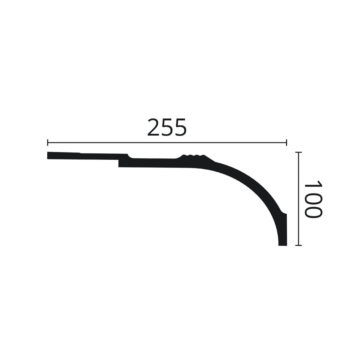 Sanca ARSTYL AD22 225x100x2000mm - Image 2