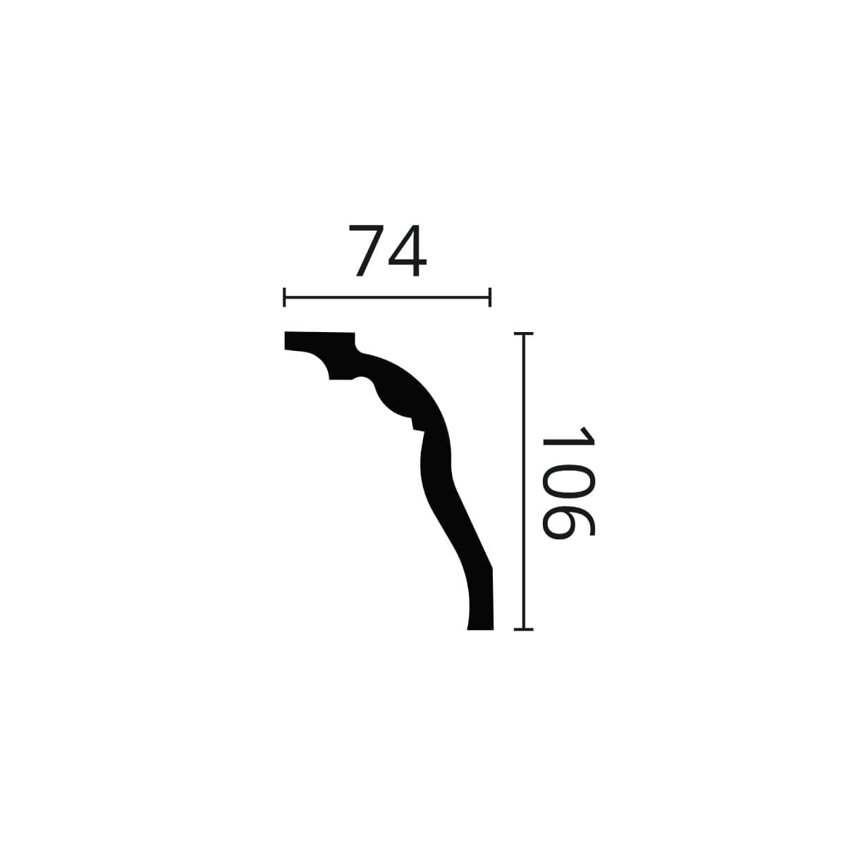 Sanca ARSTYL Z3 106x74x2000mm - Image 3