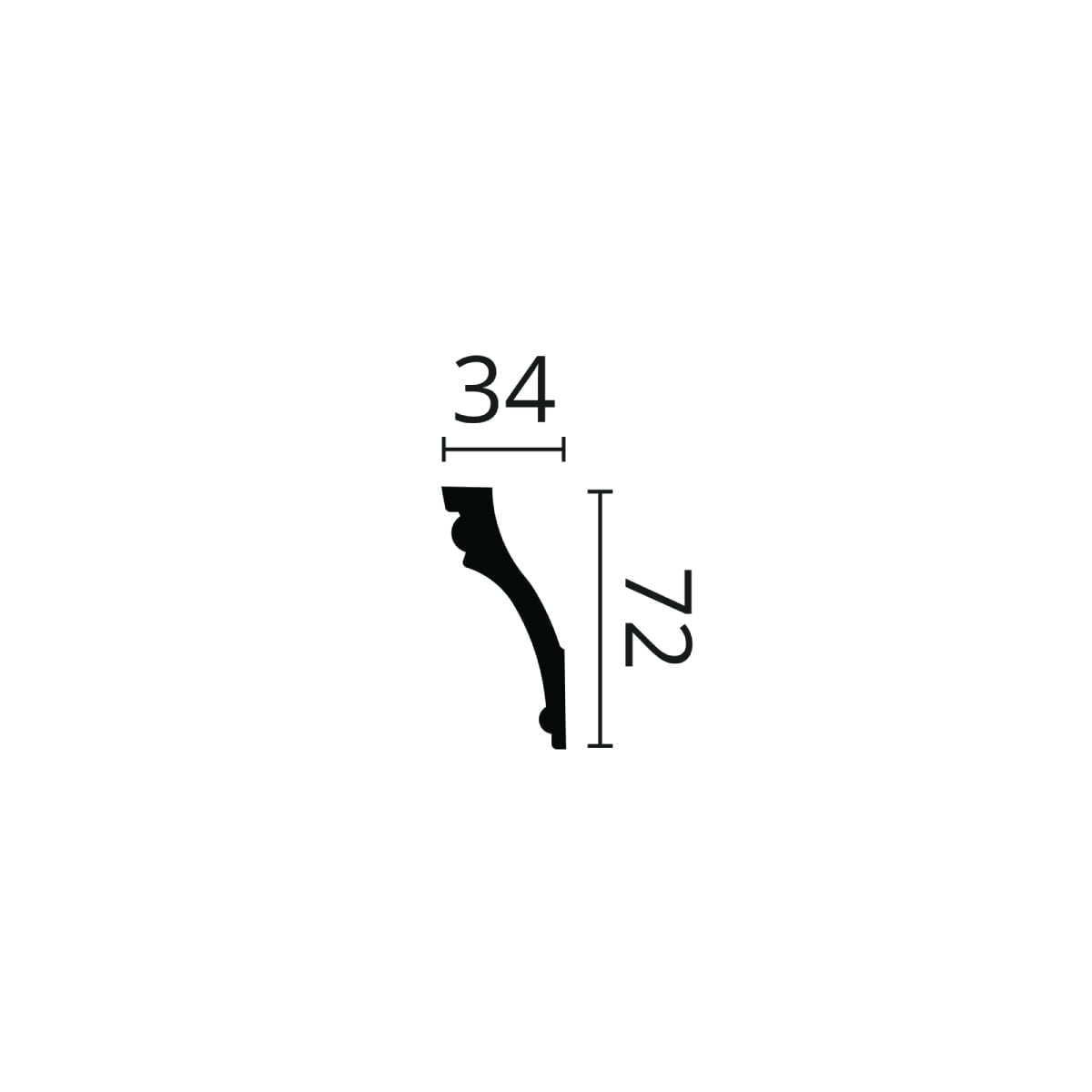 Sanca ARSTYL Z9 72x34x2000mm - Image 2