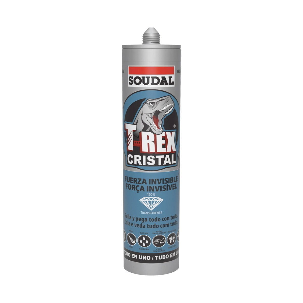 Selante Adesivo T-REX Cristal SOUDAL