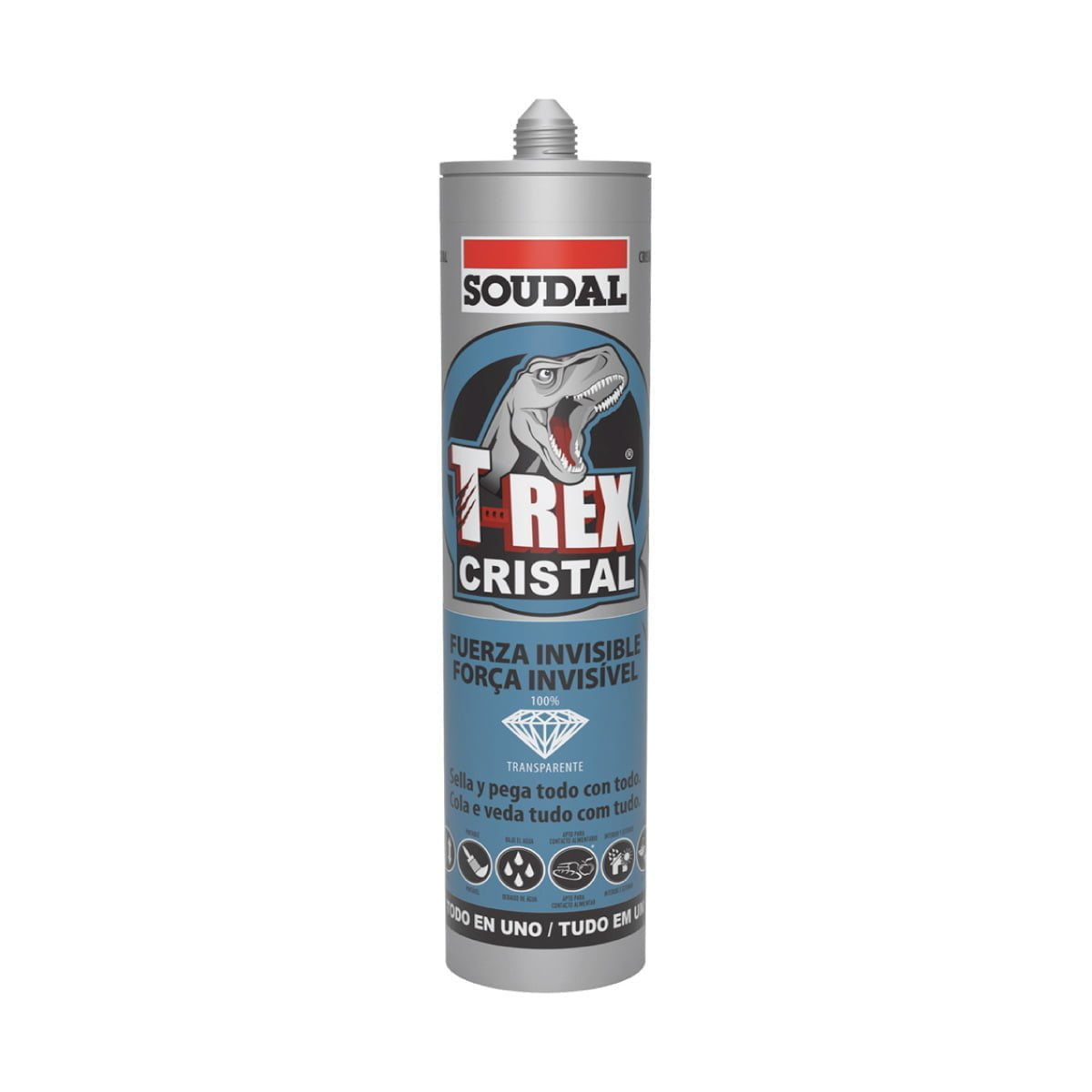 Selante Adesivo T-REX Cristal SOUDAL