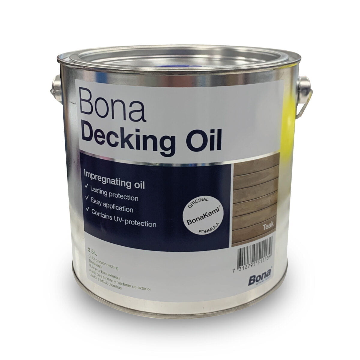 Óleo Deck BONA DECKING OIL Teca 2,5LT