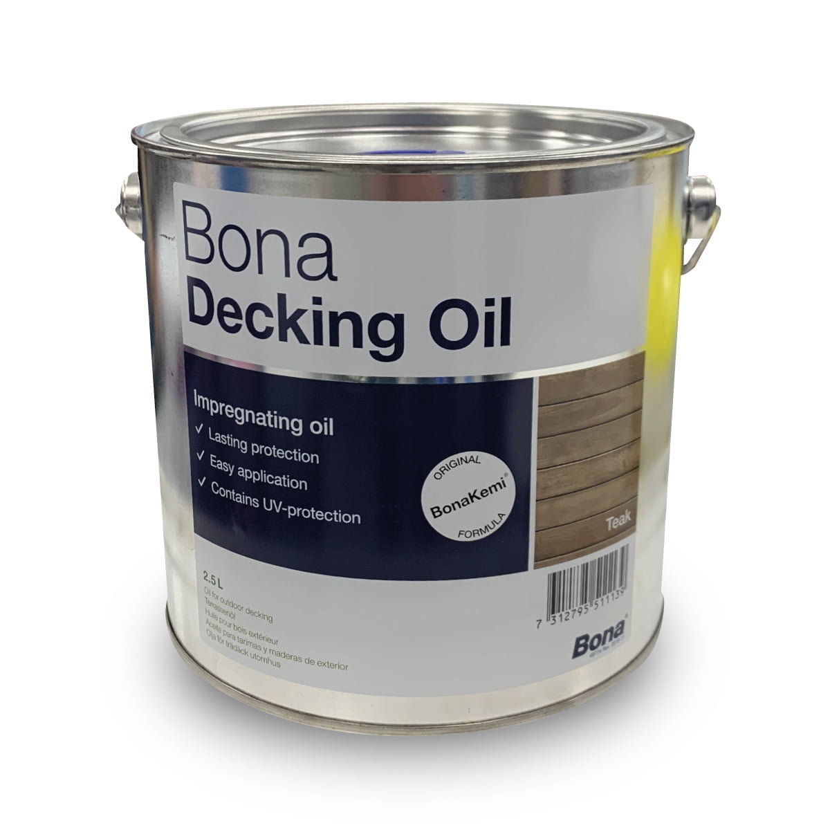 Óleo Deck BONA DECKING OIL Teca 2,5LT