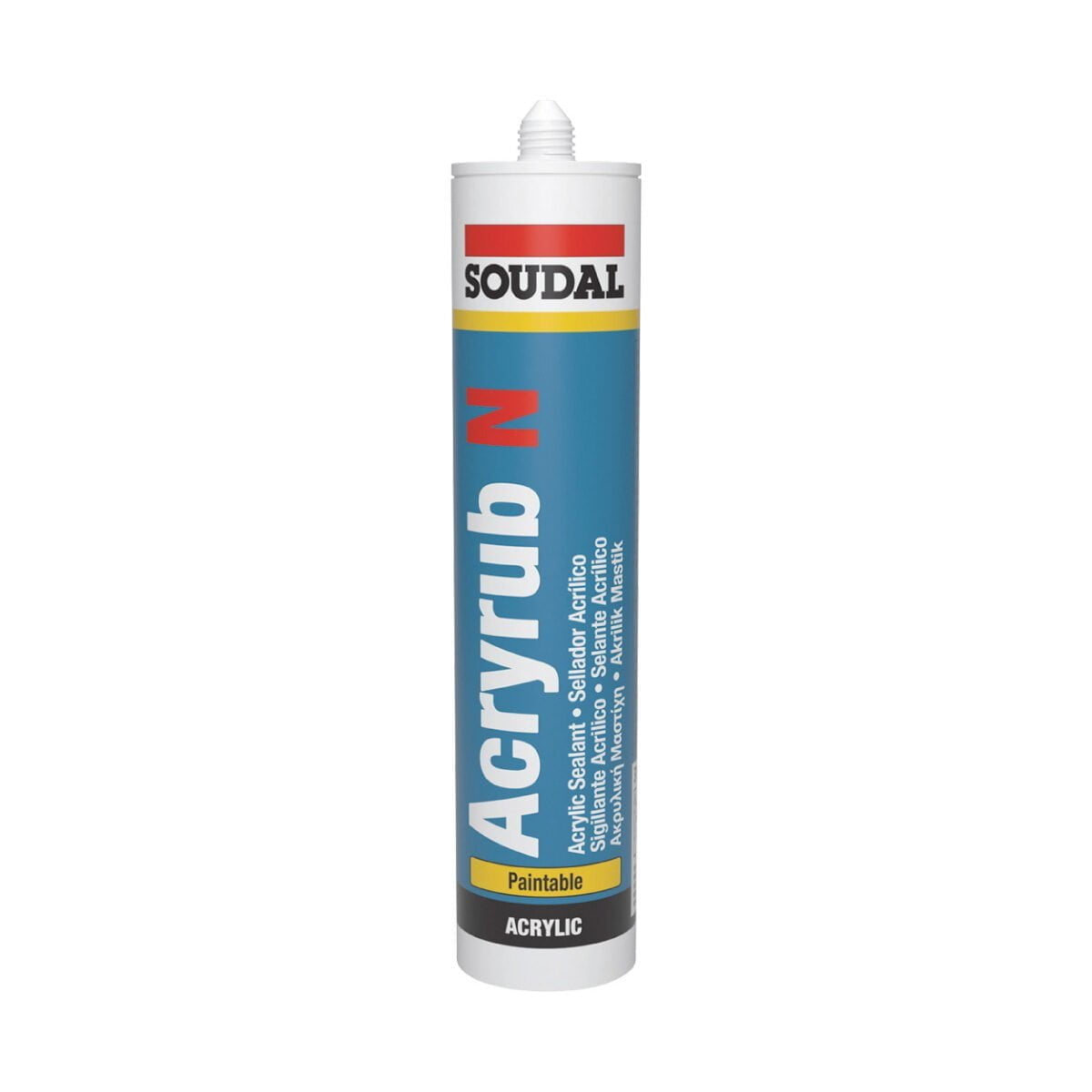 Silicone Acrílico ACRYRUB N Branco SOUDAL 310ml