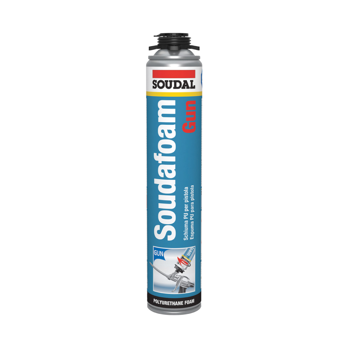 Espuma PU SOUDAFOAM GUN SOUDAL 750ml