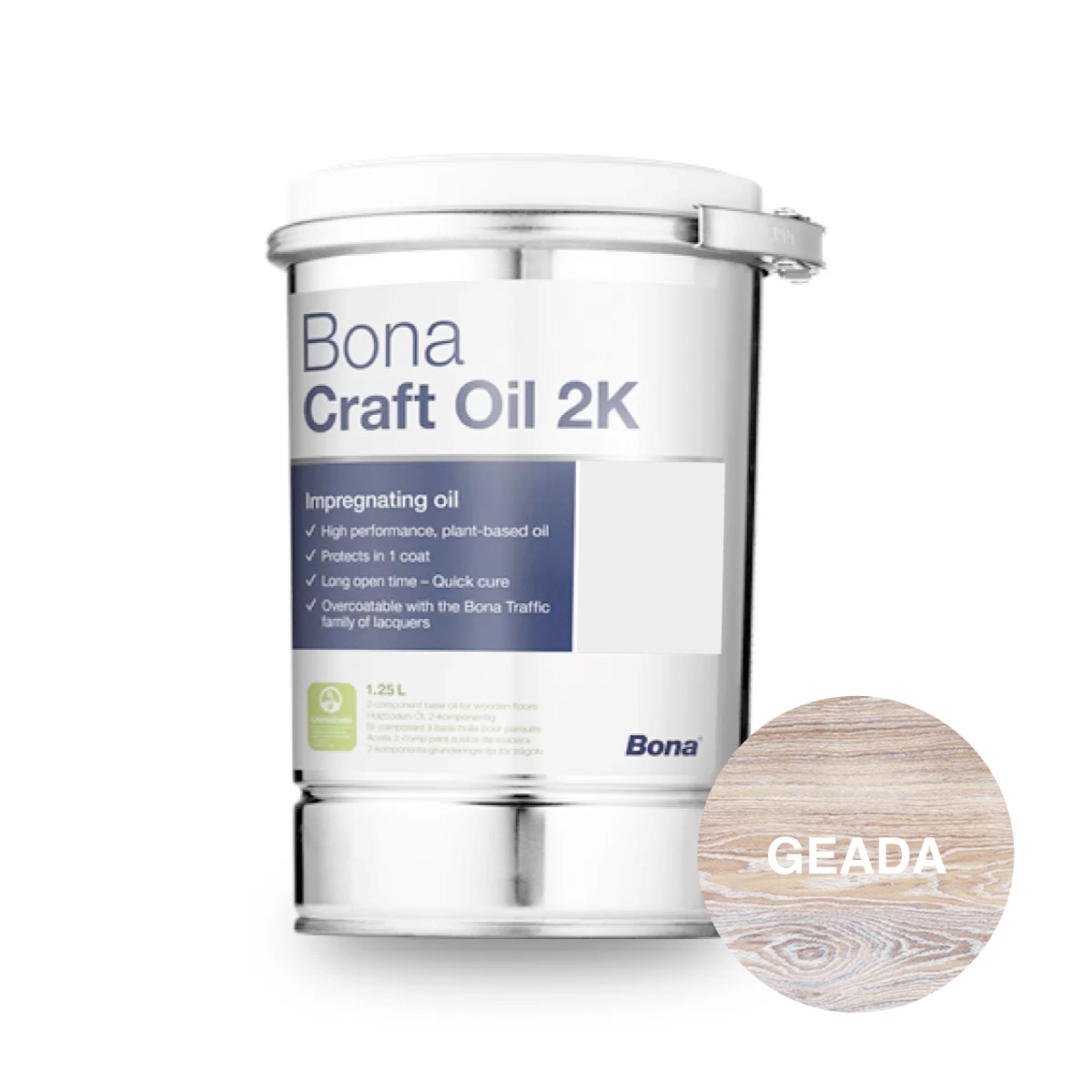 Óleo BONA CRAFT OIL 2K Geada 1,25L