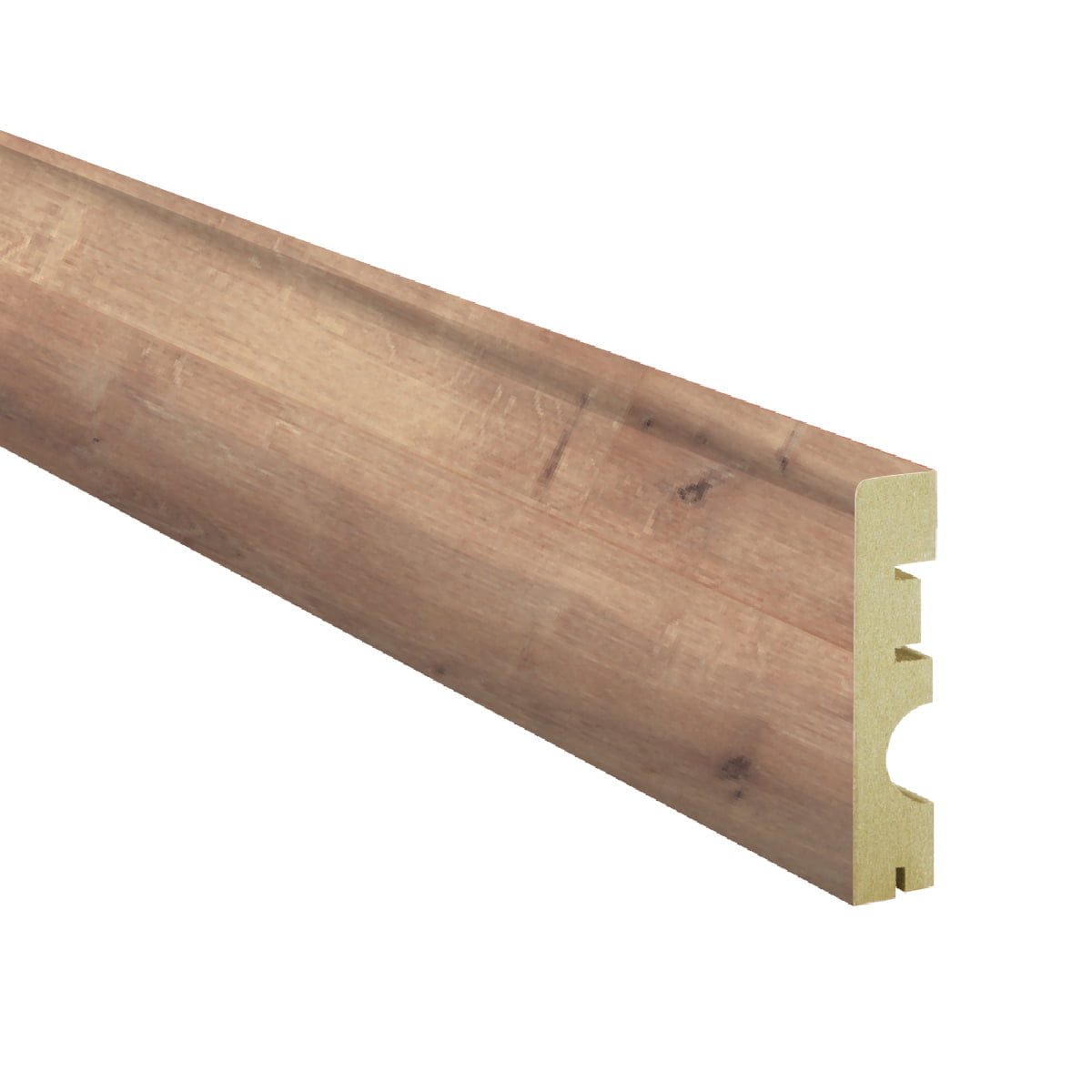 Rodapé MDF Hidrófugo Carvalho Tabacco 70x2400mm