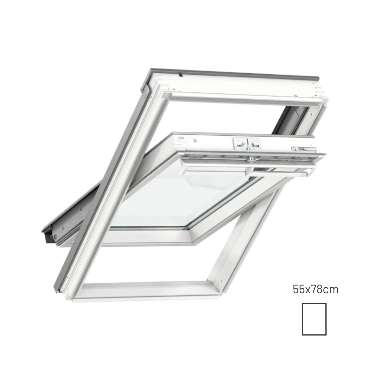 Janela Manual de Sótão VELUX GGL CK02 2070 55x78cm