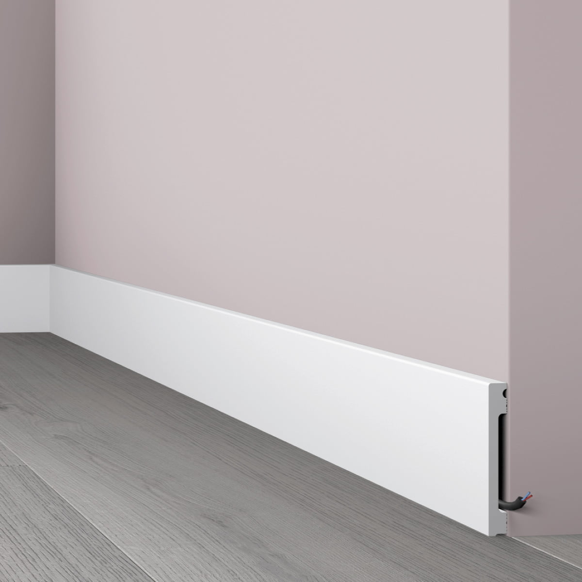 Rodapé Branco M100 WATERPROOF 100x13x2000mm NOMAFLOOR