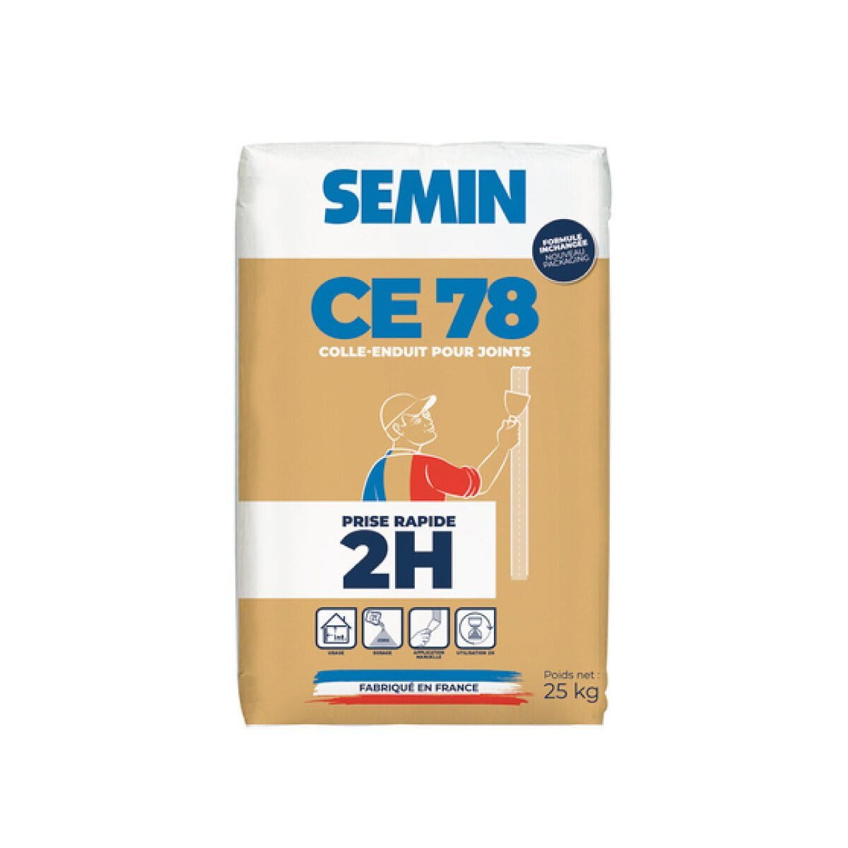 Massa de juntas CE78 2H SEMIN 25KG