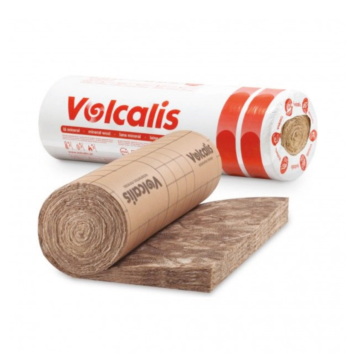 Isolamento Lã Mineral KRAFT EASY VOLCALIS  60mm  (14,40m²)