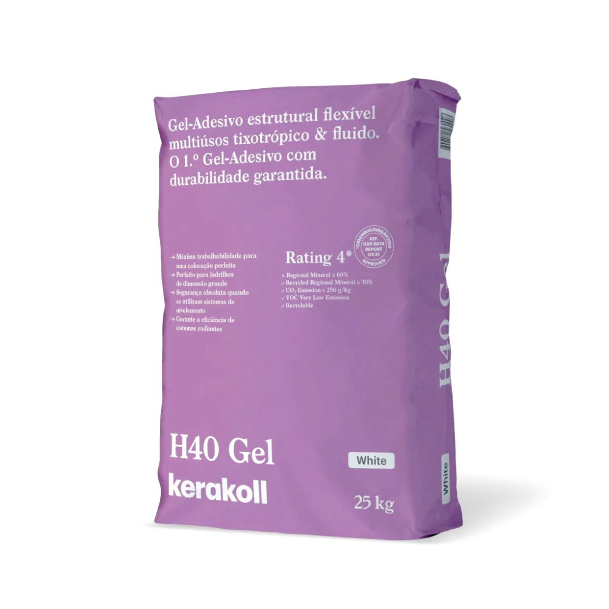 Cimento Cola KERAKOLL H40 GEL Branco 20Kg