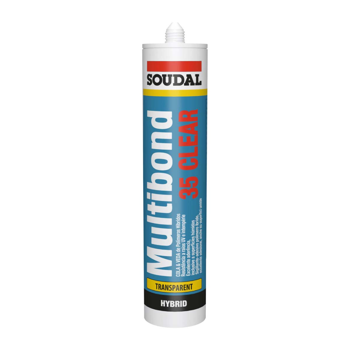 Cola e Veda Multibons MS-35 CRISTAL CLEAR 290ml SOUDAL