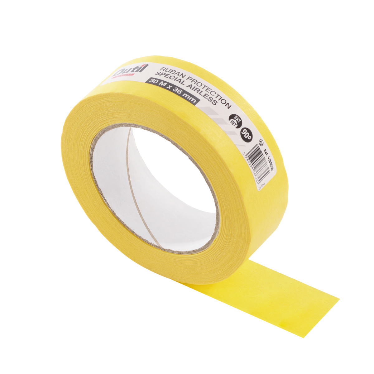 Fita de Pintor AIRLESS Amarela 36mm 50m OUTILPROTECT L'OUTIL