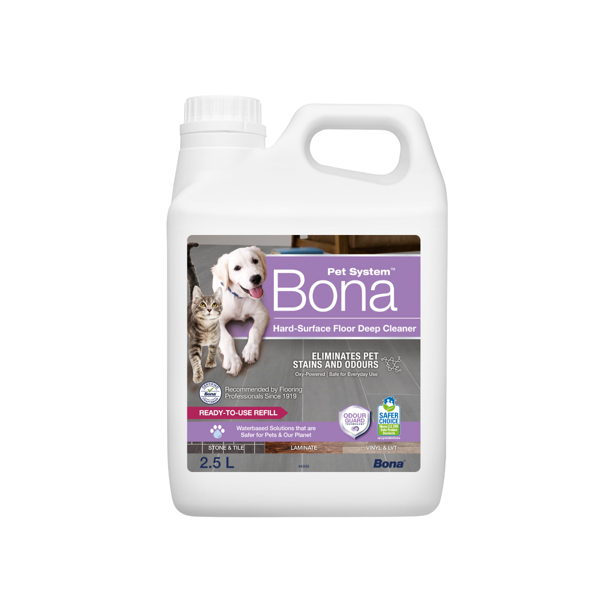 Detergente de Limpeza de Pavimentos Laminados e Cerâmicos BONA PET 2,5L