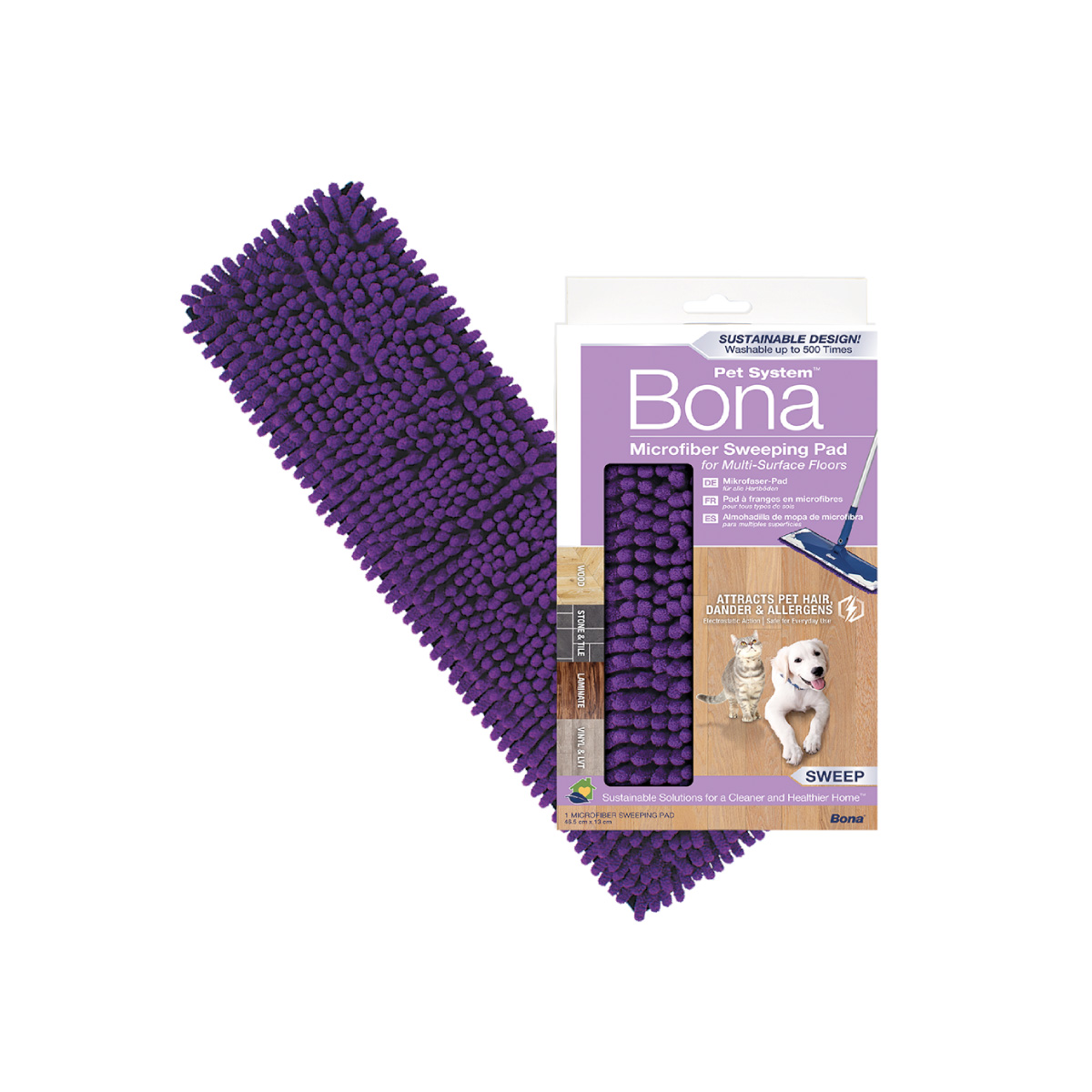 Recarga Multisuperfícies para Mopa Premium Microfibras BONA PET