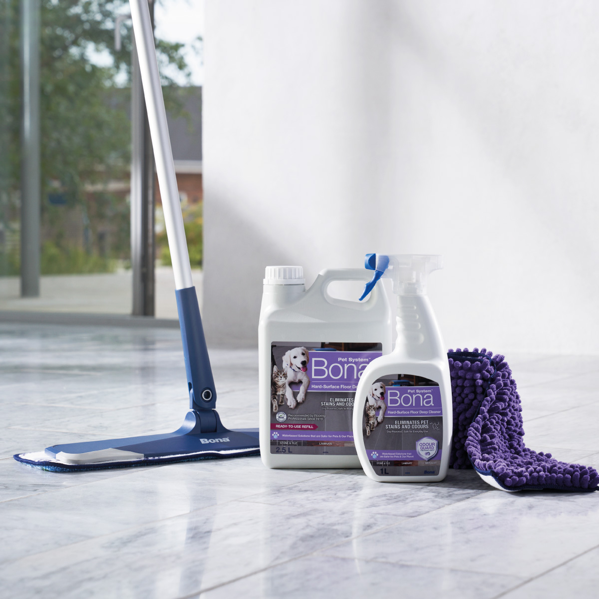Detergente Spray de Limpeza de Pavimentos Laminados e Cerâmicos BONA PET 1L - Image 4