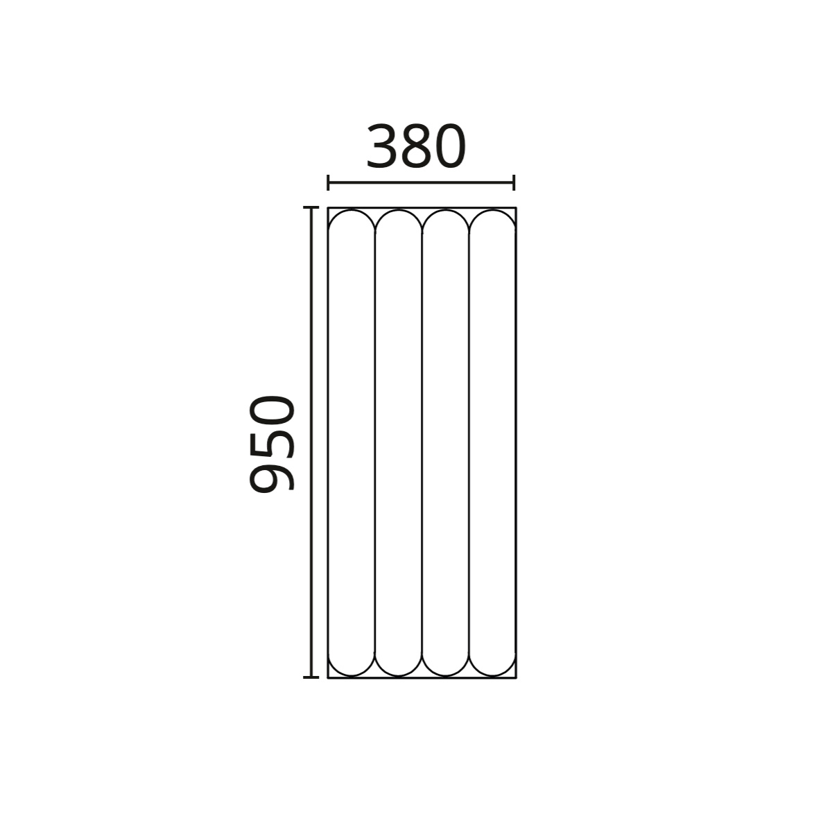 Painel ARSTYL ARC S 380x950x14,5mm - Image 5