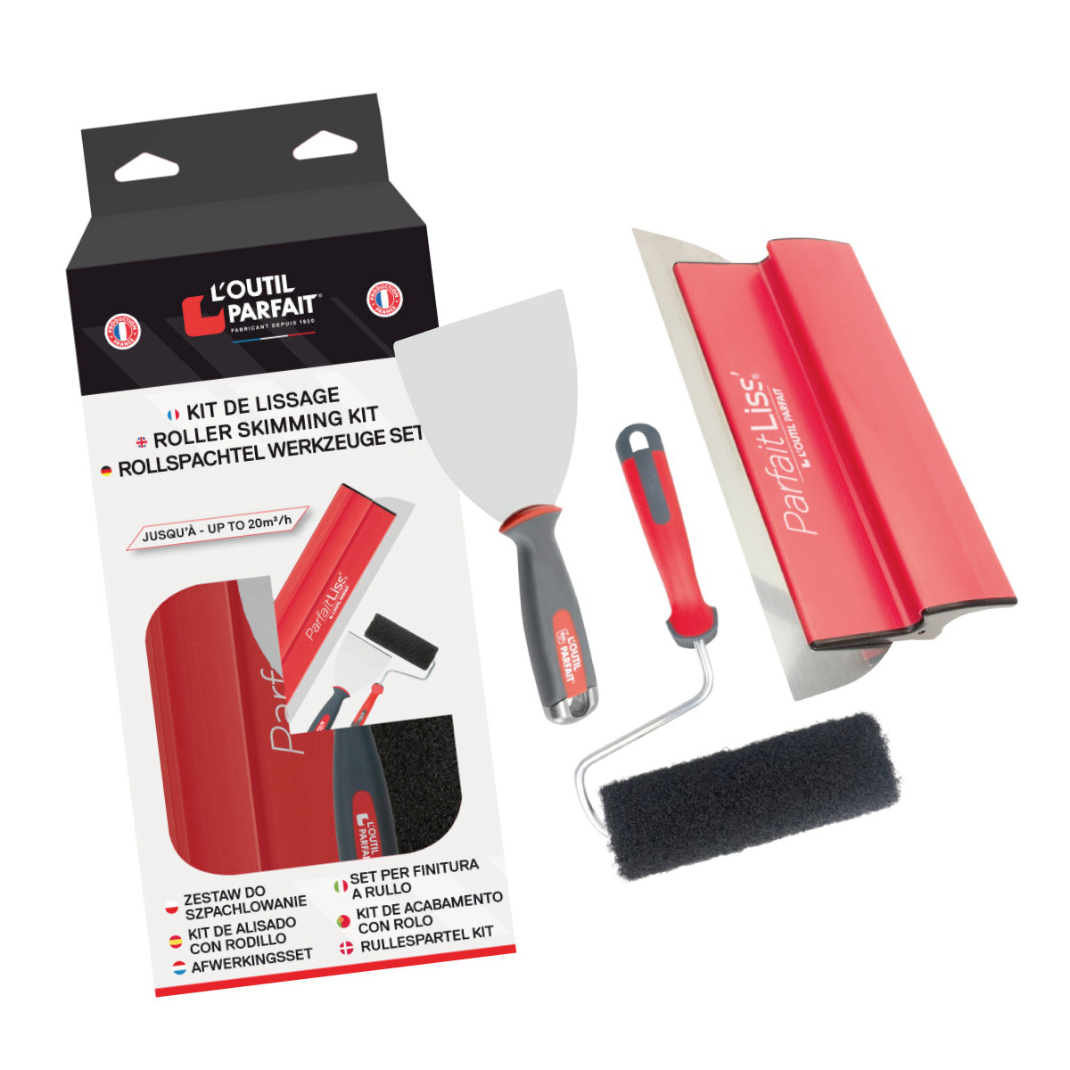 Kit de Alisamento com Rolo 80617 L'OUTIL PARFAIT