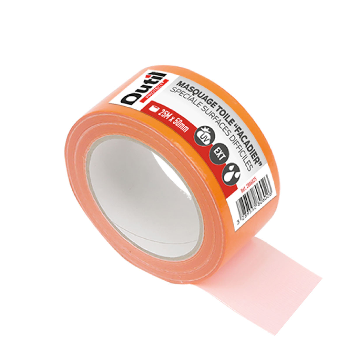 Fita de Pintor FACHADA Laranja 38mm 50m OUTILPROTECT L’OUTIL
