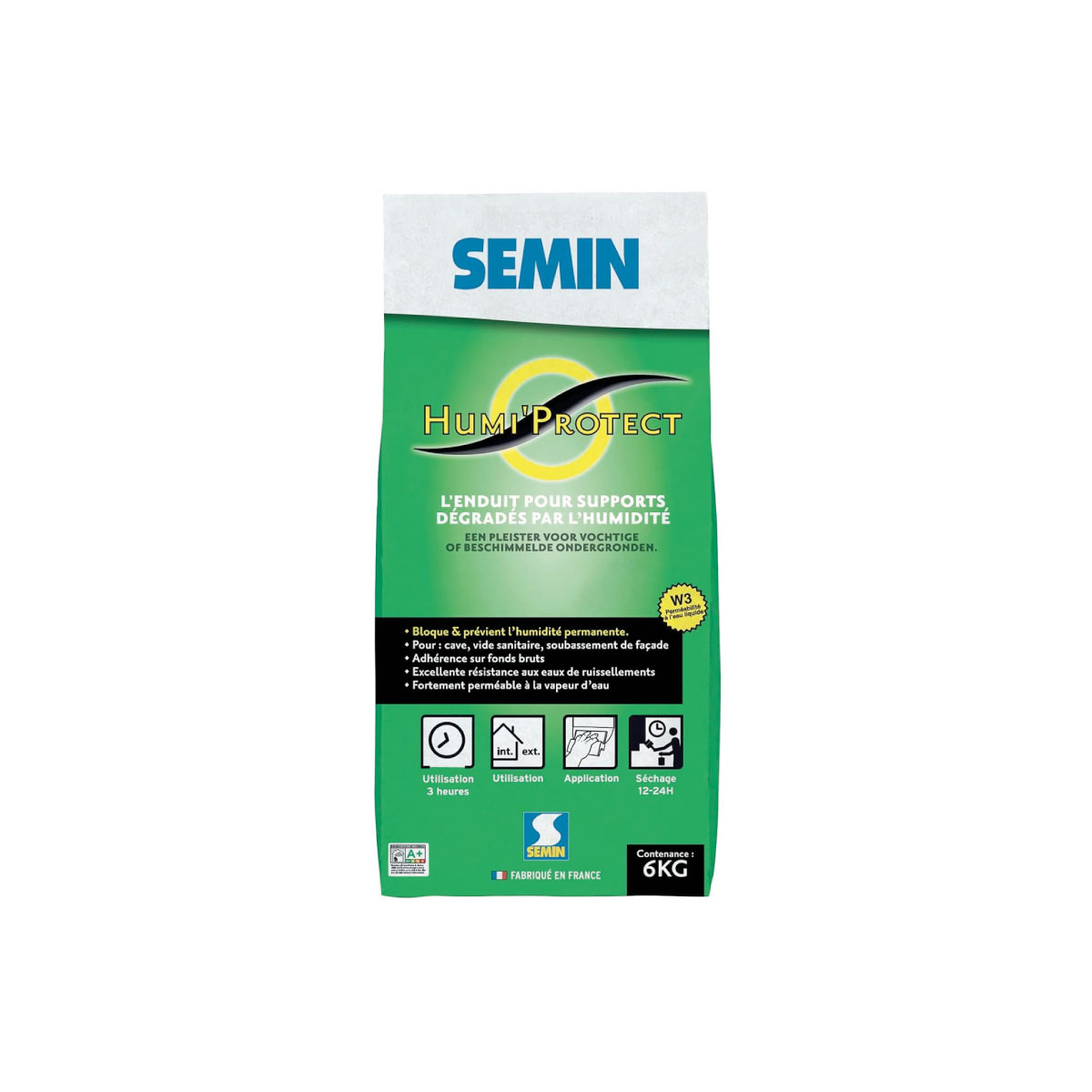 Massa HUMI´PROTECT Interior/Exterior SEMIN 6kg SEMIN