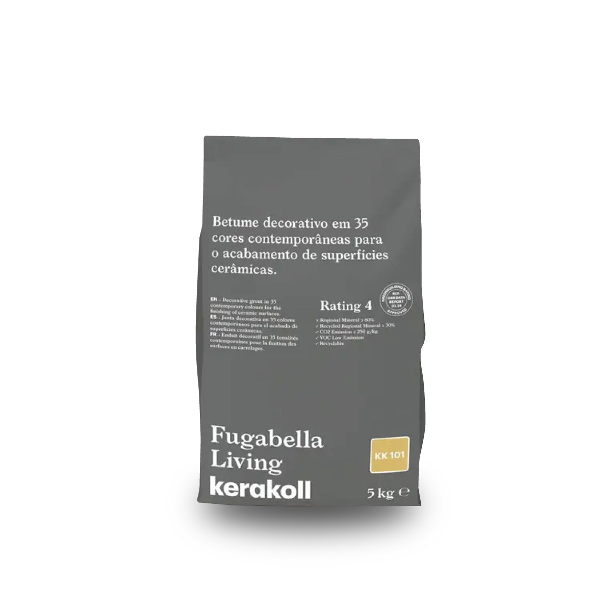 Betume KERAKOLL FUGABELLA LIVING Branco 5Kg